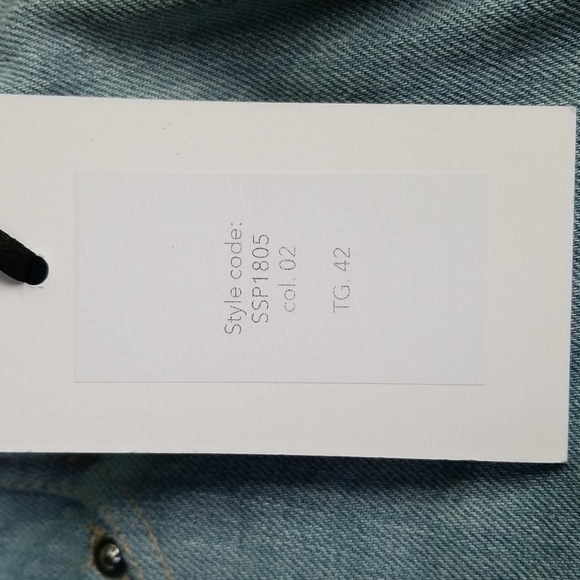 NWT Act n°1 denim jeans with skirt, made in Italy, size 6 - Picture 4 of 12